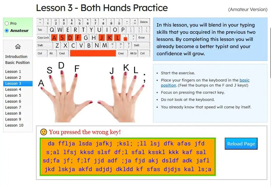 typing learning day 3